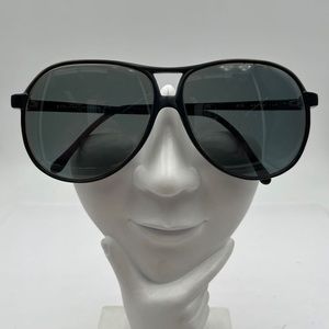 Vintage Diplomat Black Pilot Sunglasses Frames Parker